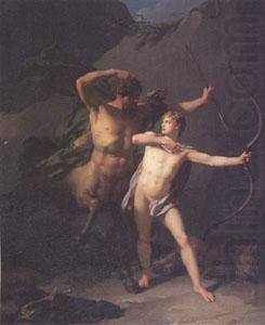Baron Jean-Baptiste Regnault The Education of Achilles by the Centaur Chiron (mk05) china oil painting image